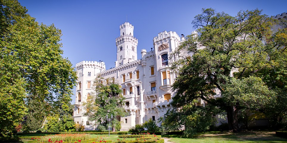 Der Staat Schloss Hluboka nad Vltavou