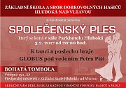 Společenský ples hasičů a školy