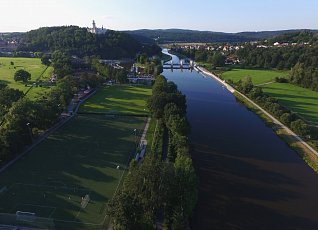 Malebná příroda kolem Vltavy