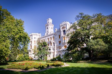 Der Staat Schloss Hluboka nad Vltavou